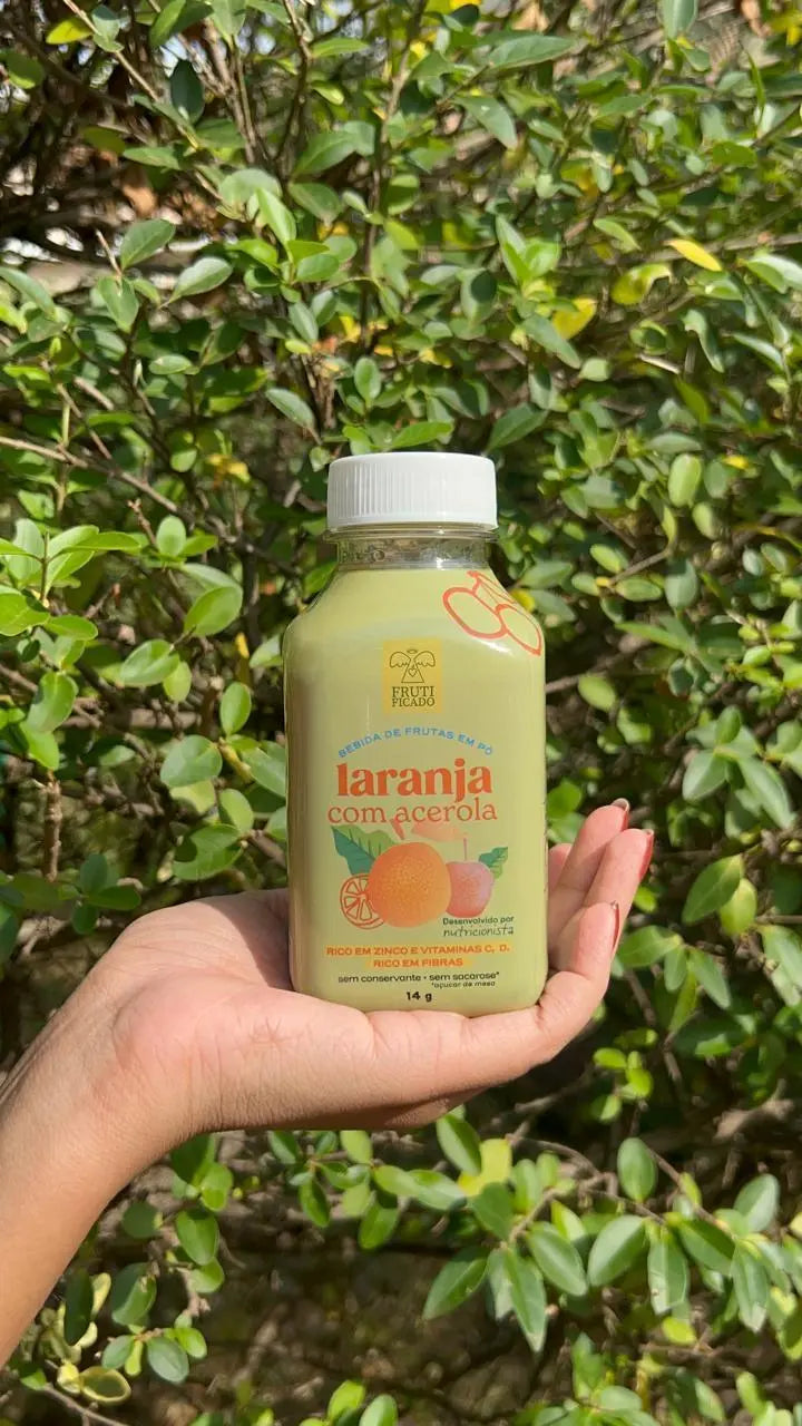 Kit Versátil: 06 Garrafinhas de Laranja com Acerola Frutificado