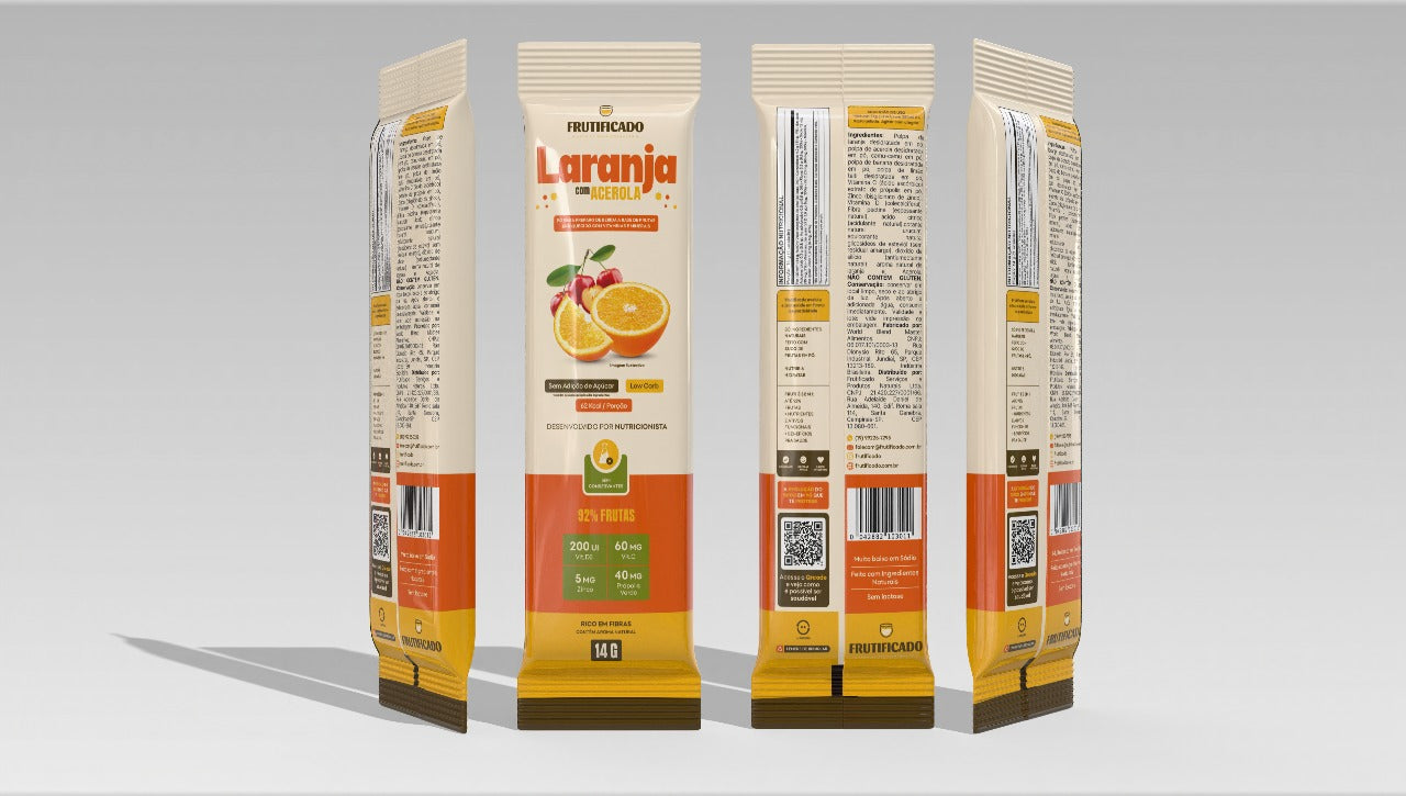 Stick Laranja com Acerola - 10 un.