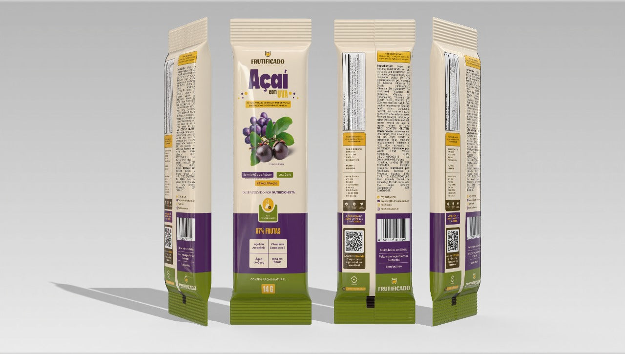 Stick Açaí com Uva - 10 un.