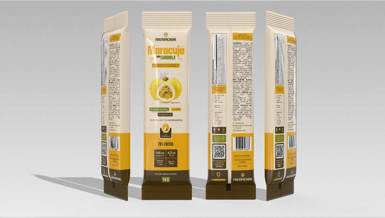 Stick Maracujá com Camomila - 10 un.