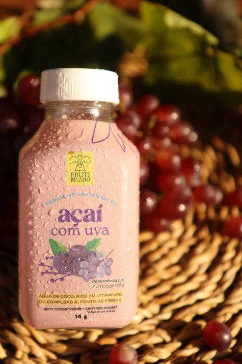 Garrafa Açaí com Uva - Sabor que te dá corda - Frutificado 