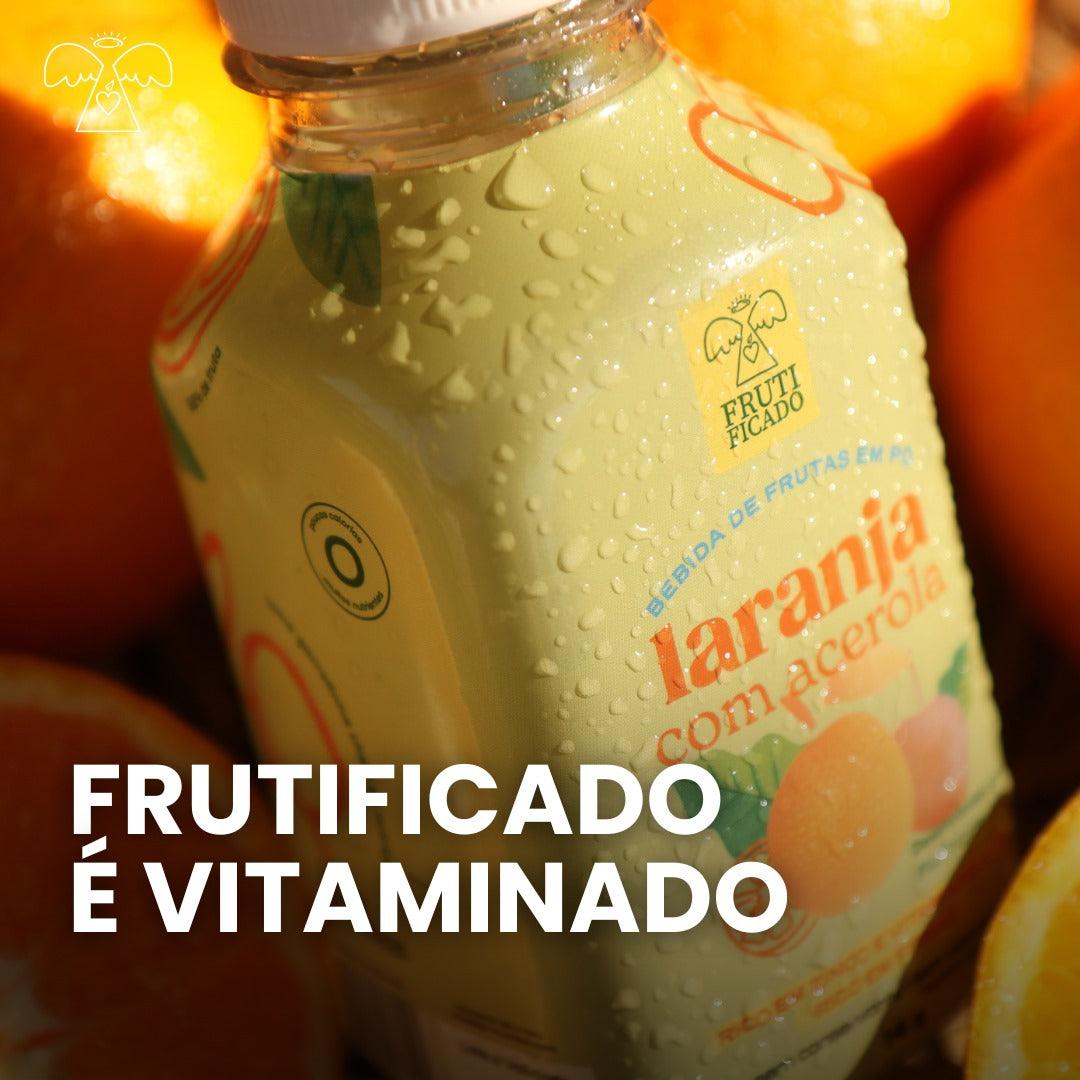 Kit Família: 12 Garrafinhas de Laranja com Acerola - Frutificado 