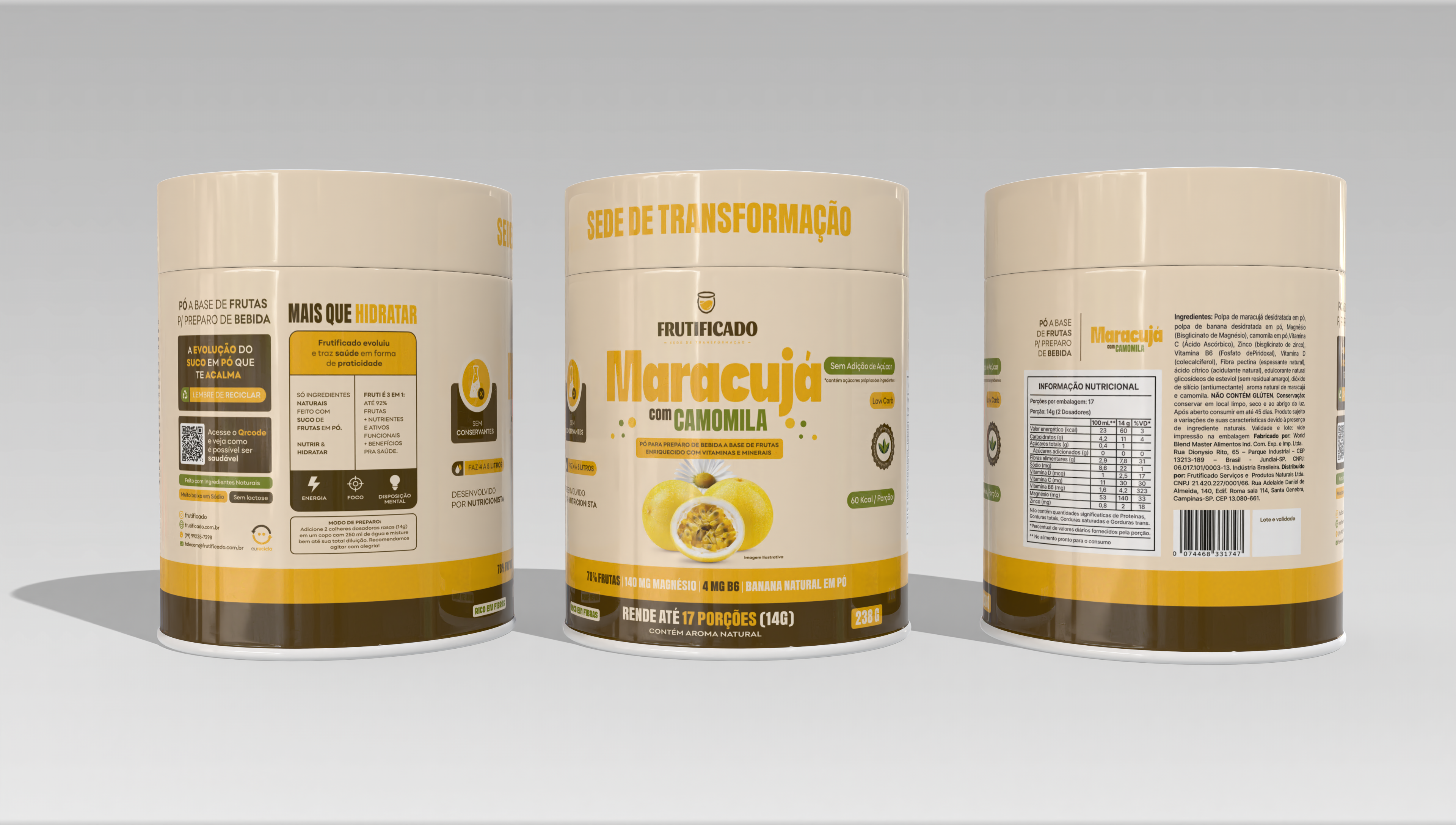 Pote Maracujá com Camomila